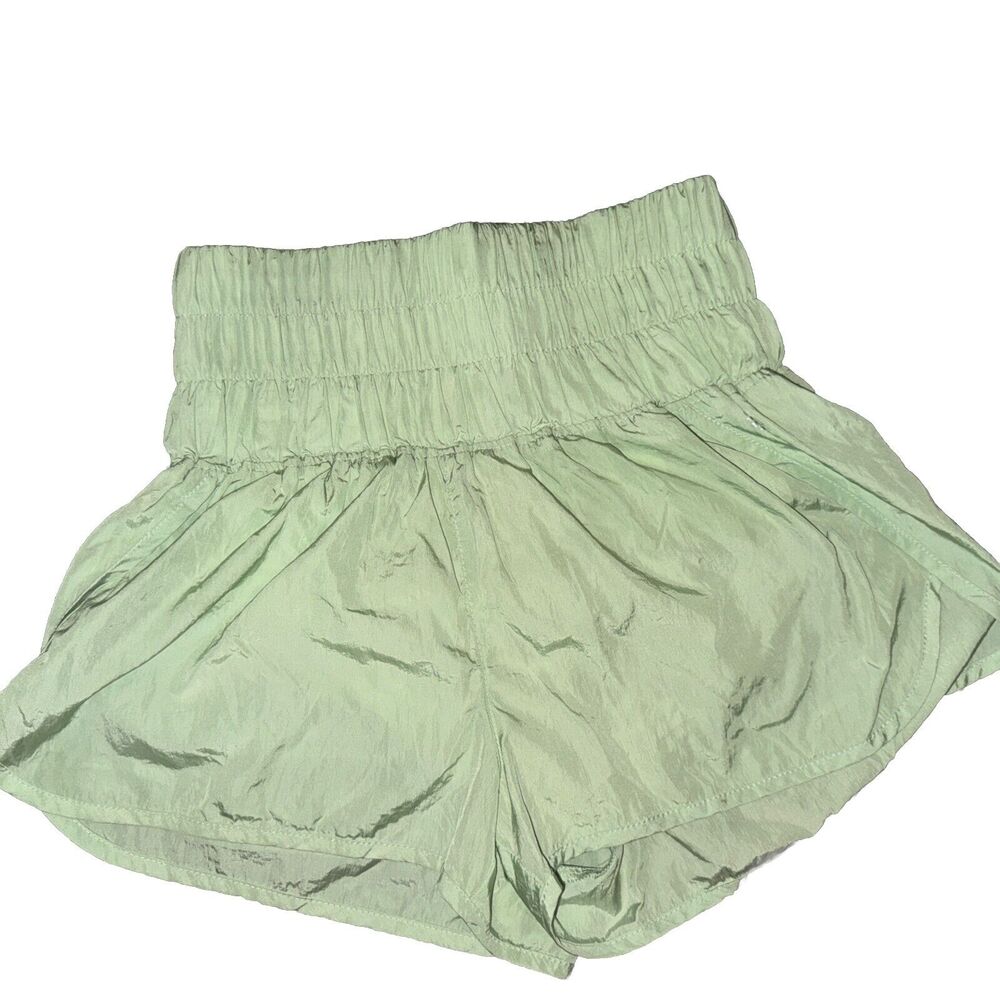 FP Movement by Free People Women's The Way Home Shorts Whipped Lime Large R13
